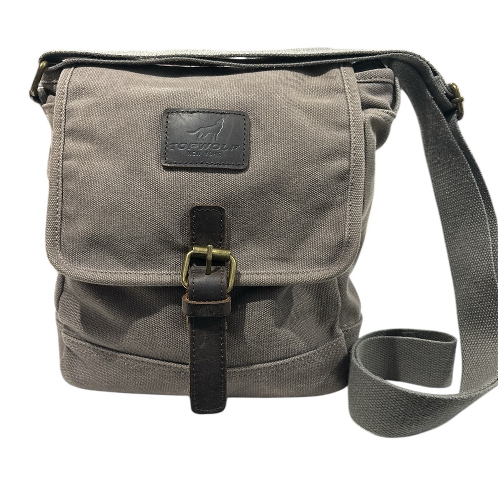 Topwolf  New York Crossbody Canvas Messenger Bag